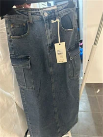 חצאית ג'ינס דגמח
